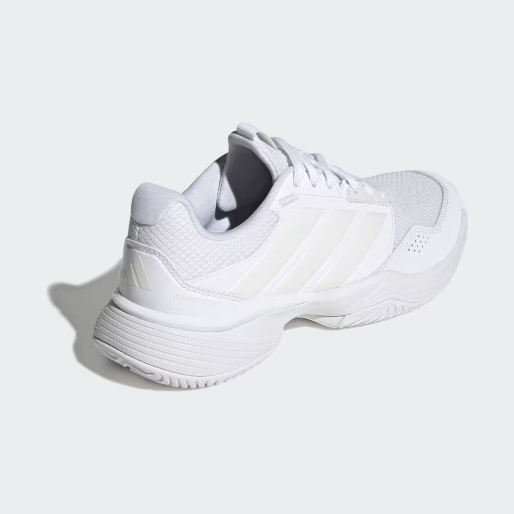 Adidas KI3600 GameCourt 3 Sert & Toprak Kort Kadın Tenis Ayakkabısı Beyaz