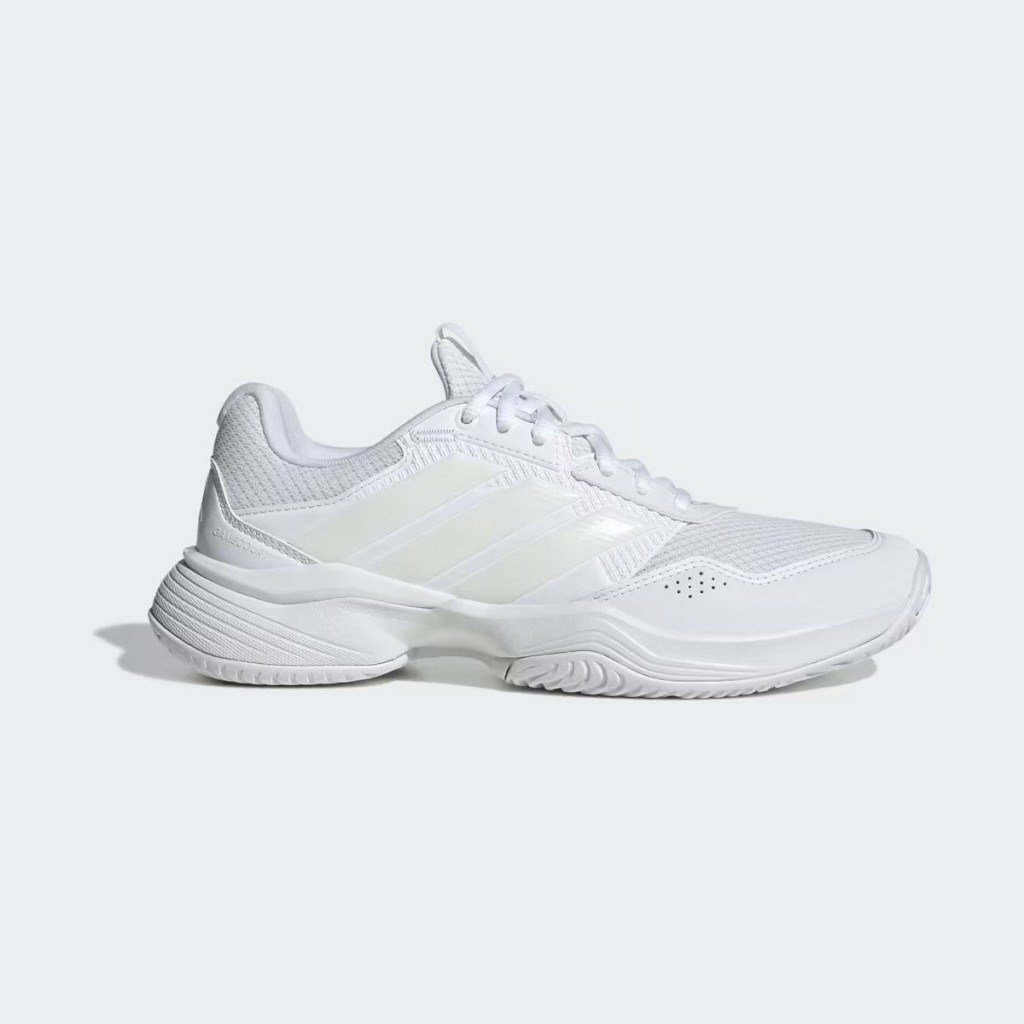 Adidas KI3600 GameCourt 3 Sert & Toprak Kort Kadın Tenis Ayakkabısı Beyaz
