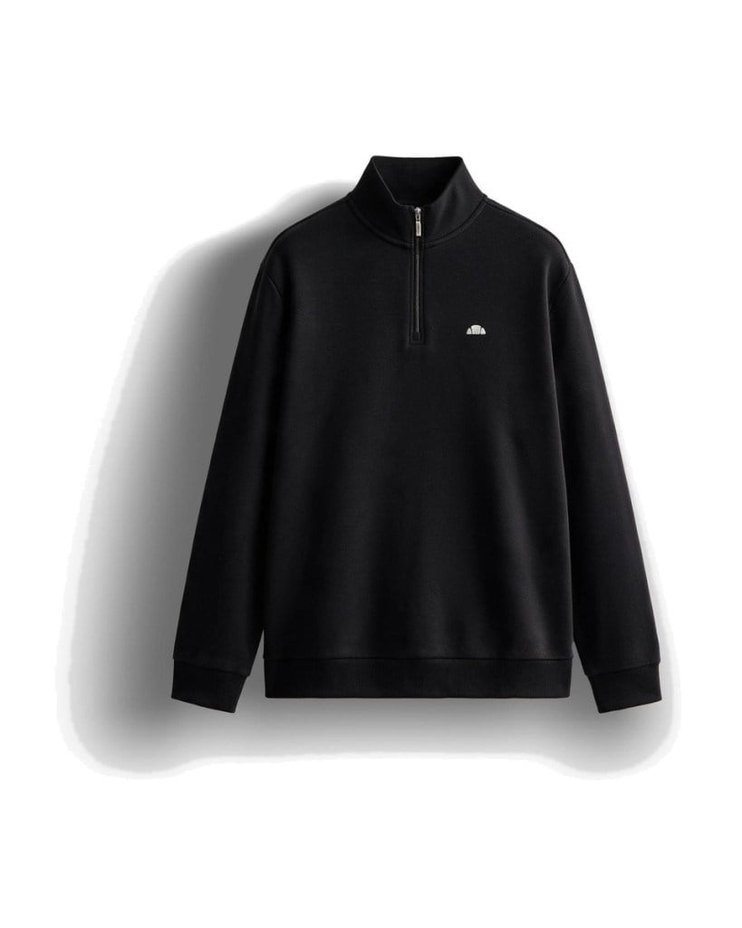 Ellesse 5WM1603-BK Erkek Yarım Fermuarlı Sweat Siyah