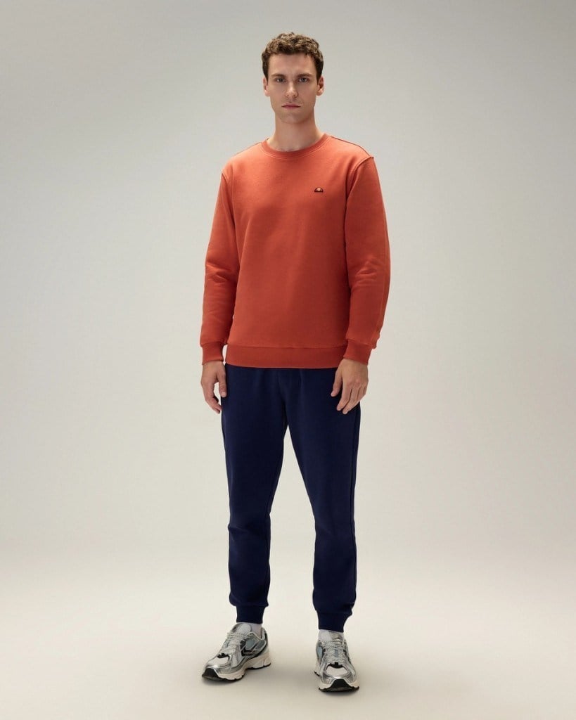Ellesse 5WM3579-BR Erkek Sweat Kiremit
