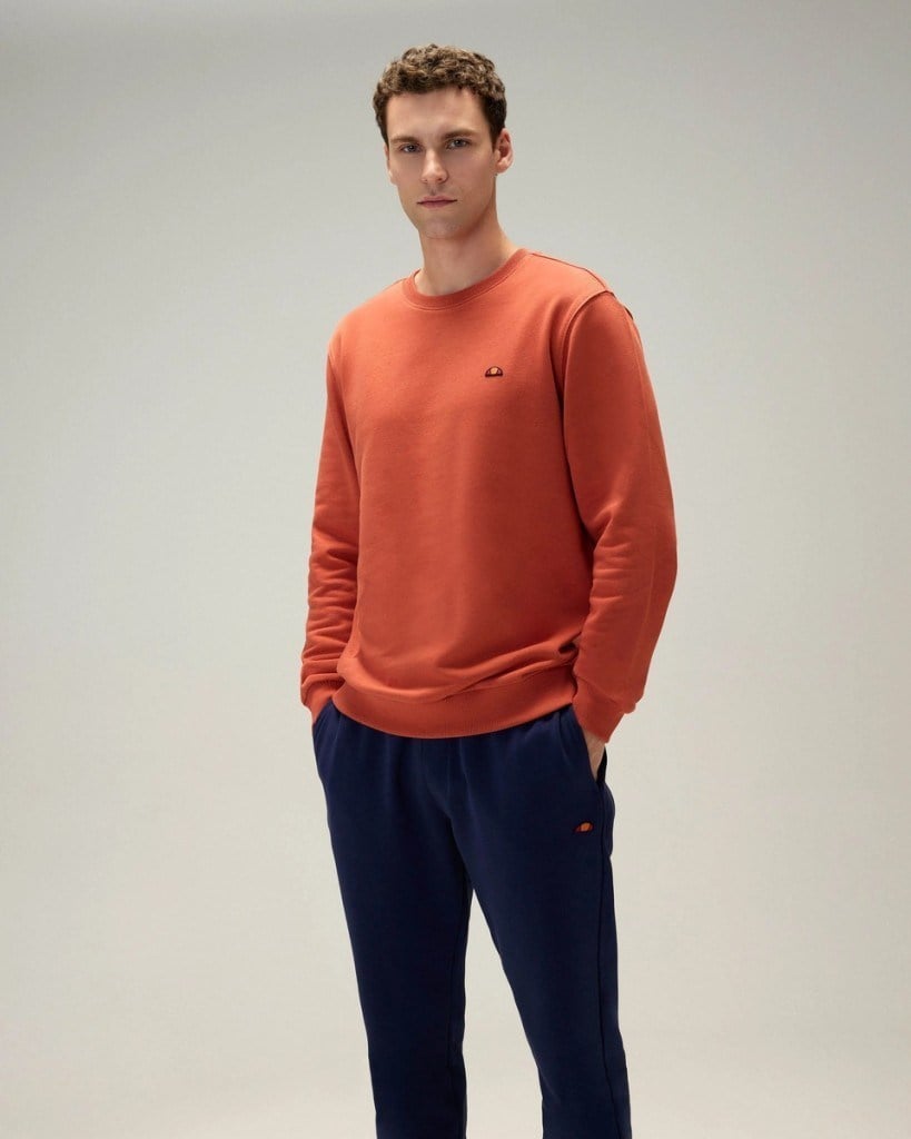 Ellesse 5WM3579-BR Erkek Sweat Kiremit