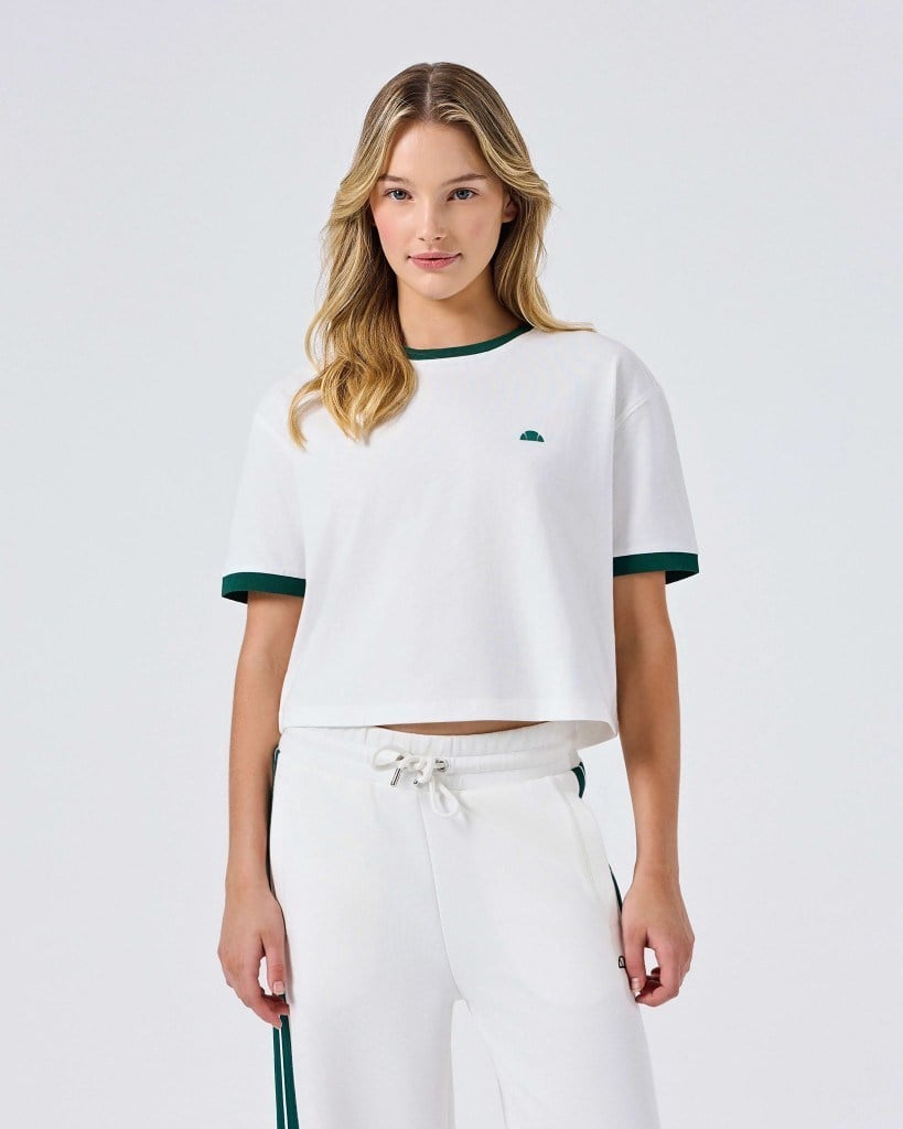 Ellesse 6SF5024-OF Kadın Tişört - Kırık Beyaz