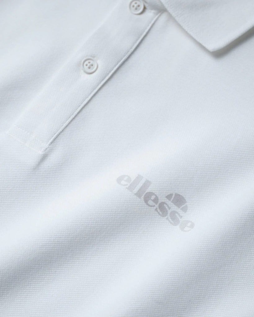 Ellesse 6SM5018-OF Erkek Polo Yaka Tişört - Kırık Beyaz