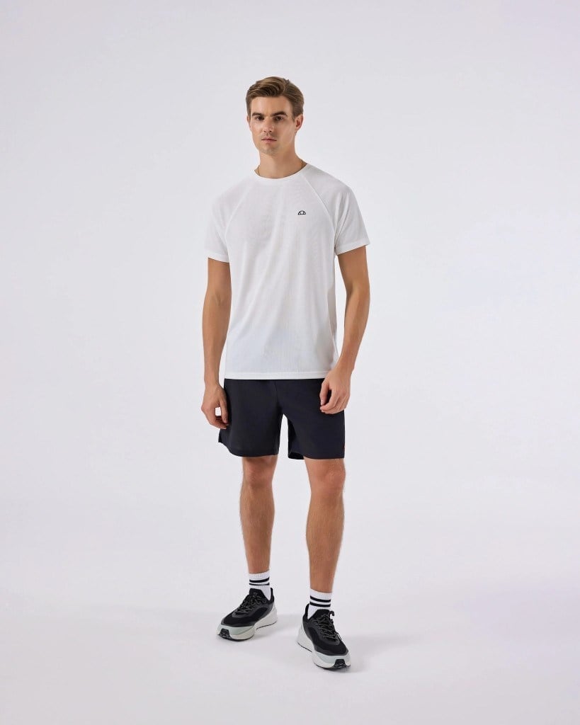 Ellesse 6SM5036-OF Erkek Spor Tişört - Kırık Beyaz