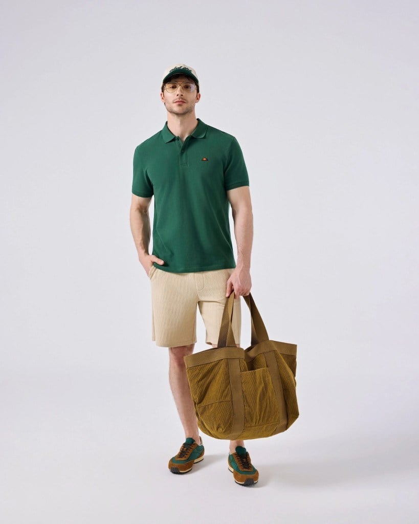 Ellesse 6SM5044-GRN Erkek Polo Yaka Tişört - Yeşil