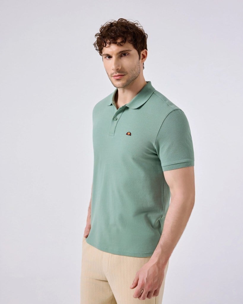 Ellesse 6SM5044-MNT Erkek Polo Yaka Tişört - Mint Yeşili