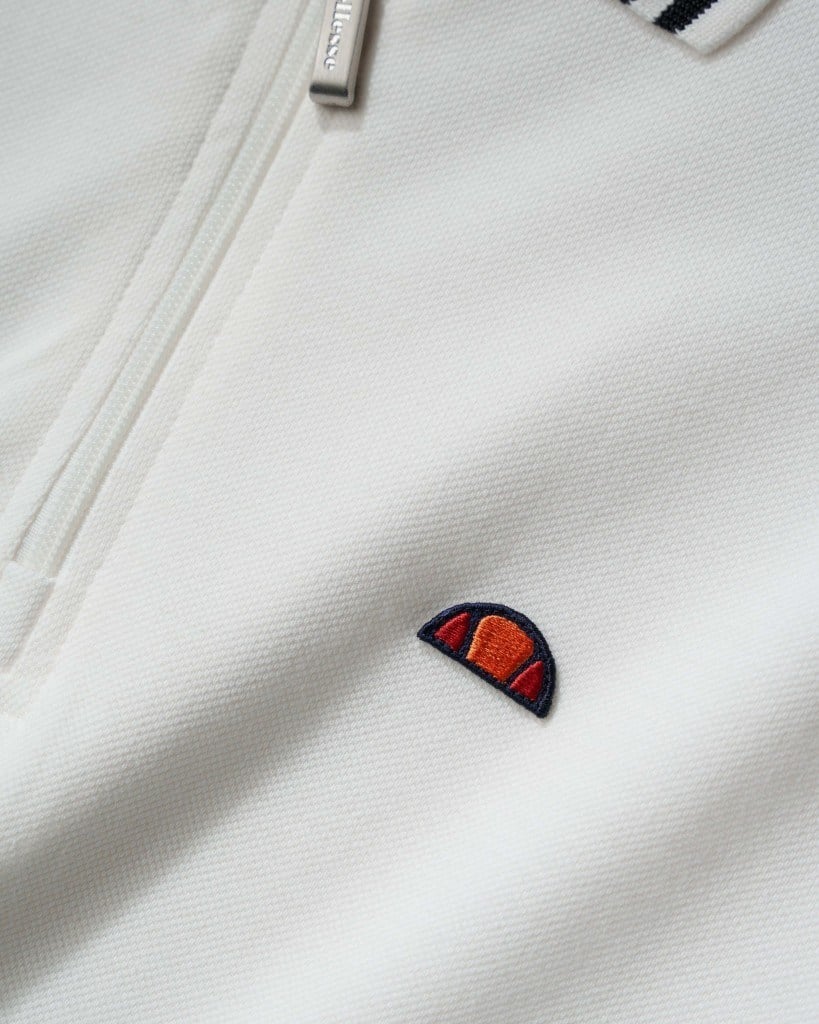 Ellesse 6SM5051-OF Erkek Polo Yaka Tişört - Kırık Beyaz