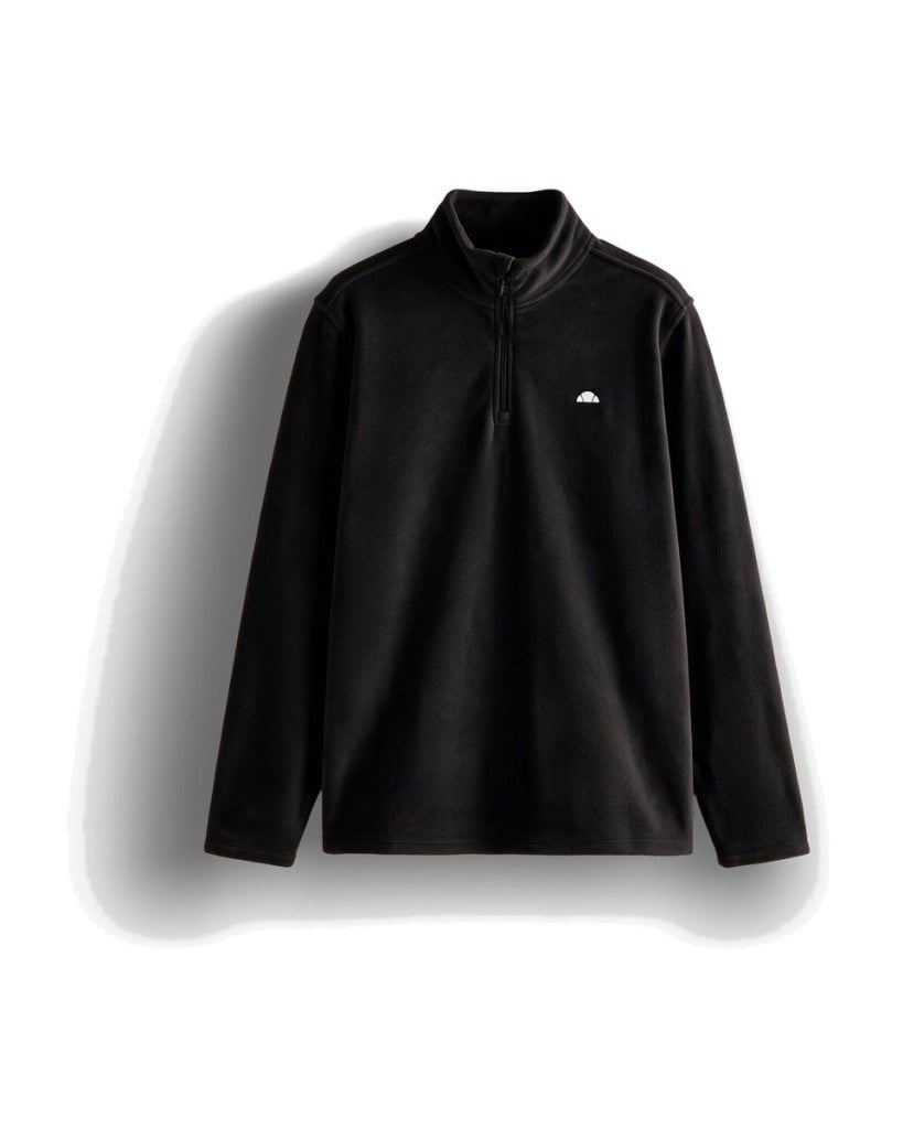 Ellesse 6WM1023-BK Erkek Yarım Fermuarlı Polar Siyah
