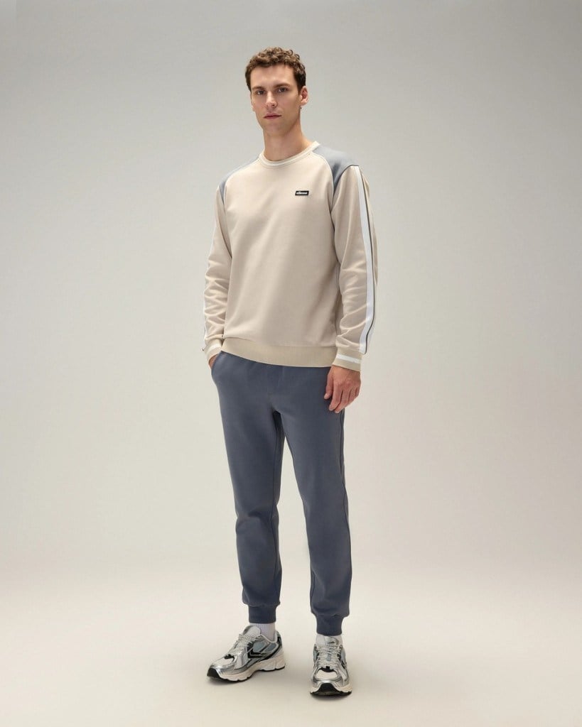 Ellesse 6WM3007-STN Erkek Sweat Taş