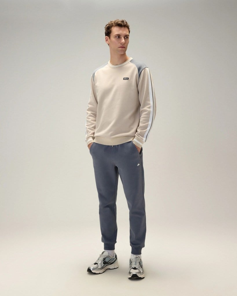 Ellesse 6WM3007-STN Erkek Sweat Taş