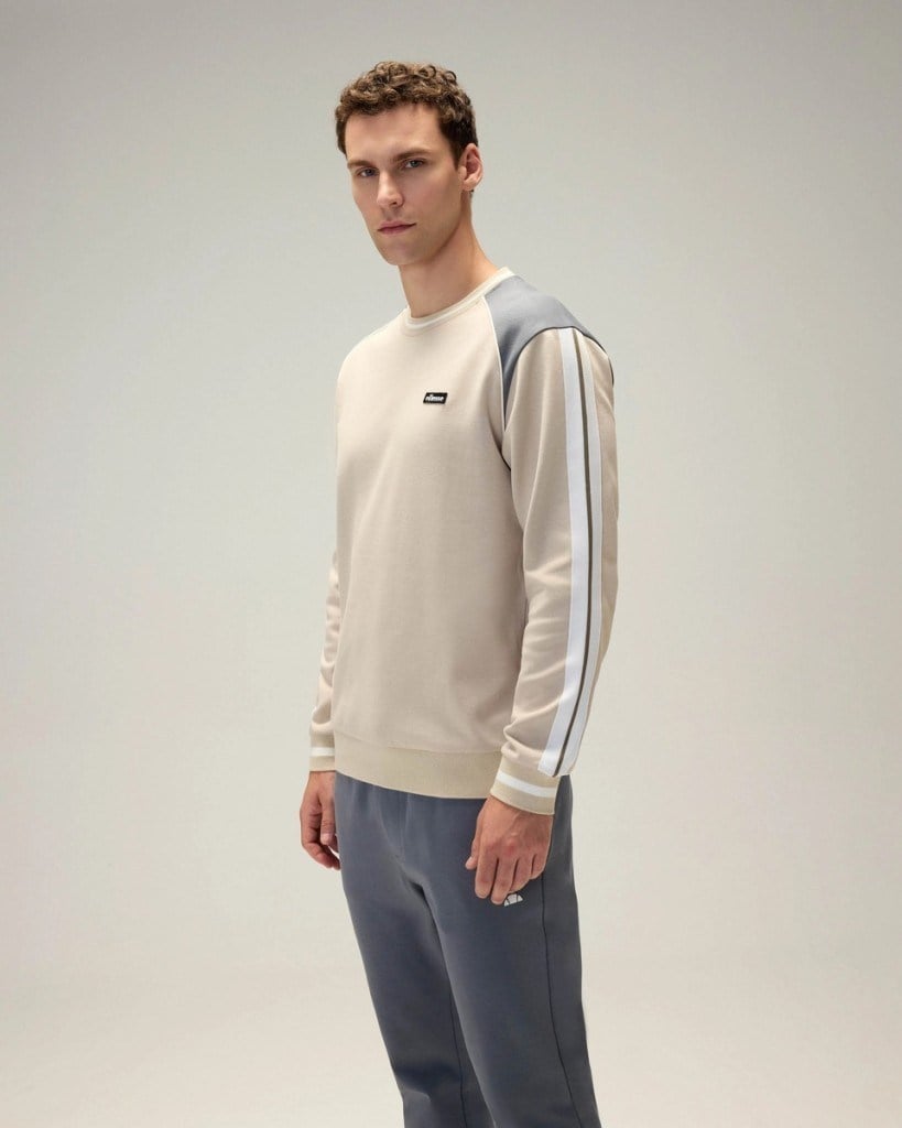Ellesse 6WM3007-STN Erkek Sweat Taş