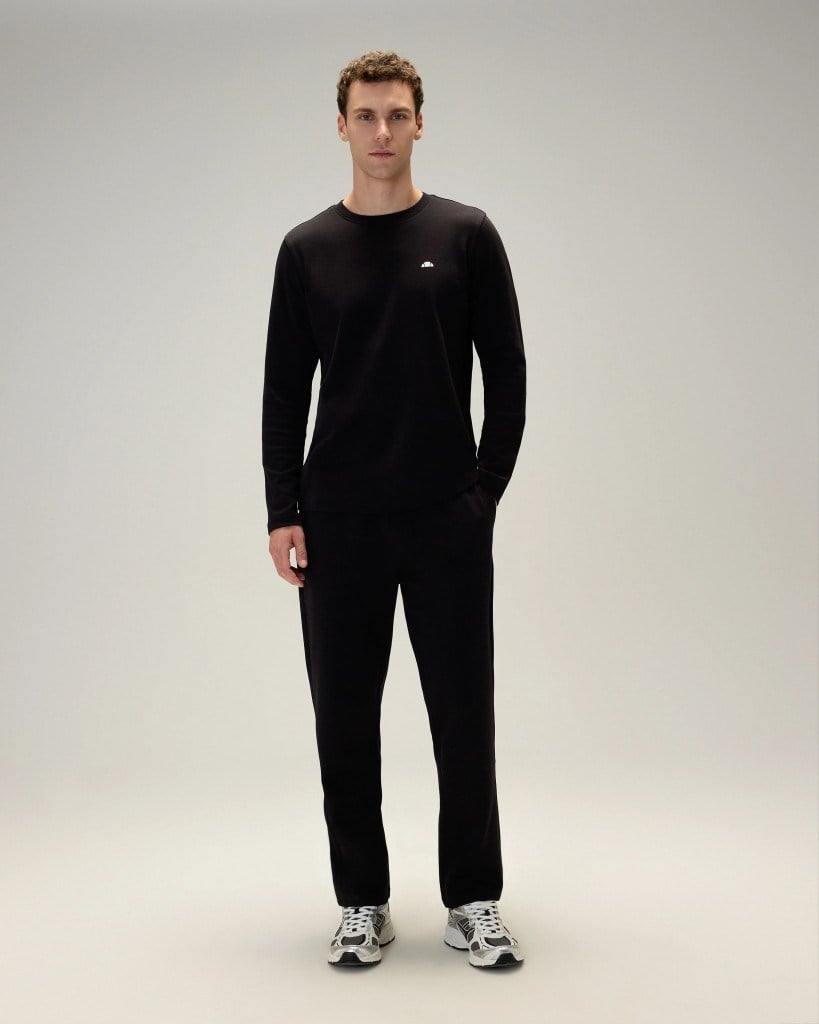 Ellesse 6WM5066-BK Erkek Uzun Kollu Tişört Siyah