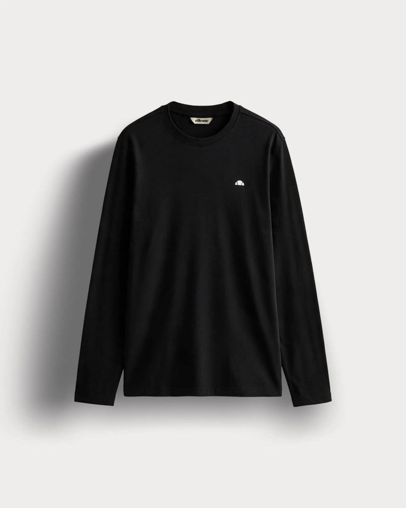 Ellesse 6WM5066-BK Erkek Uzun Kollu Tişört Siyah