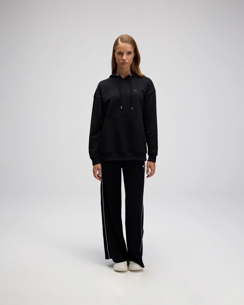 Ellesse EF526-BK Kadın Siyah Kapüşonlu Sweat
