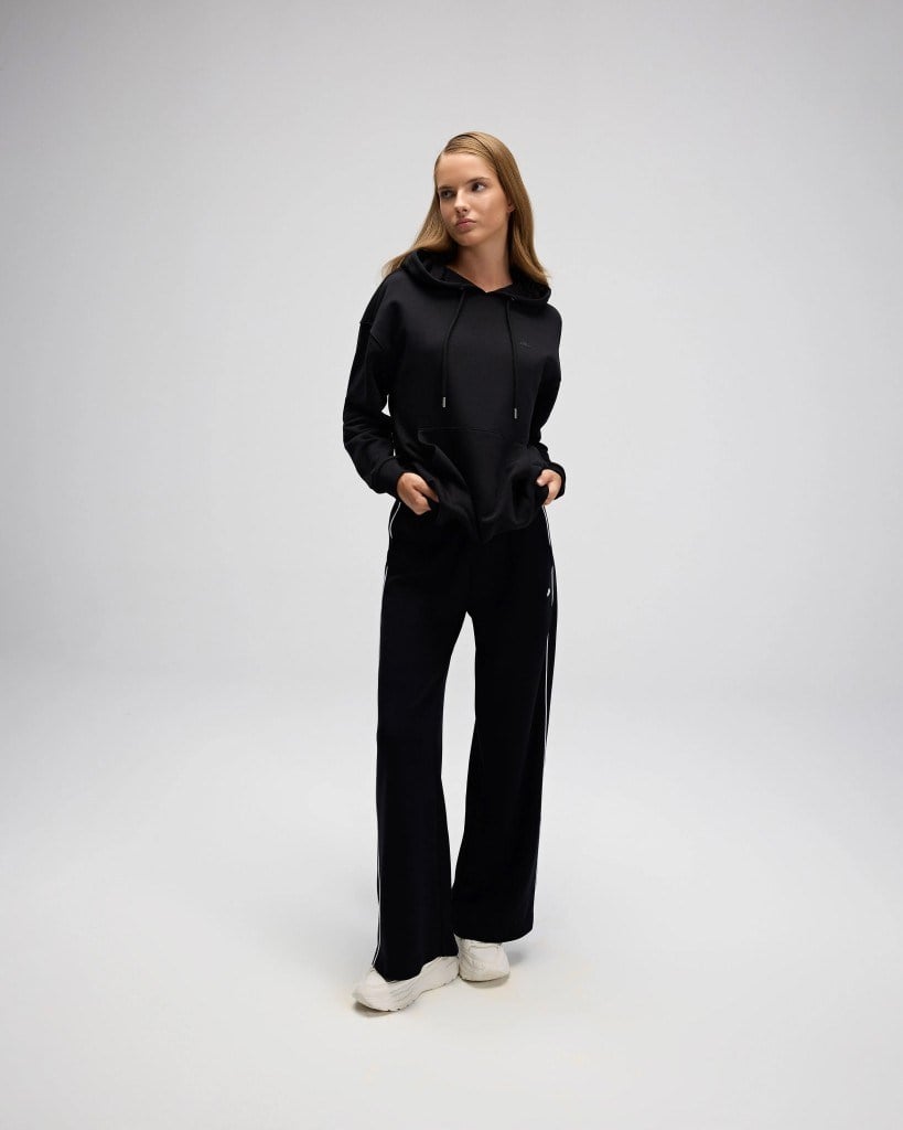 Ellesse EF526-BK Kadın Siyah Kapüşonlu Sweat