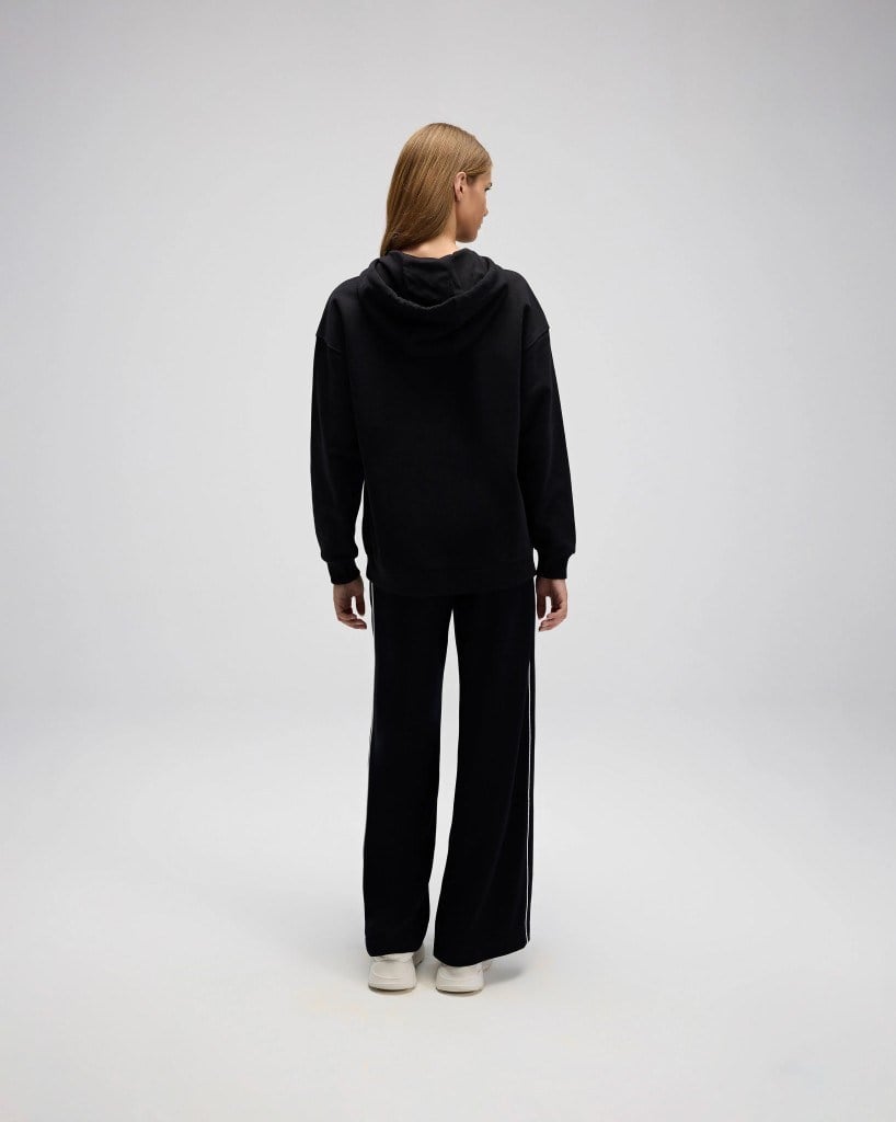 Ellesse EF526-BK Kadın Siyah Kapüşonlu Sweat