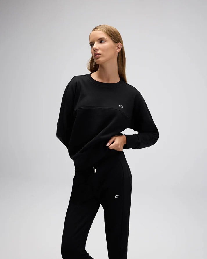 Ellesse EF567-BK Kadın Sweatshirt - Siyah
