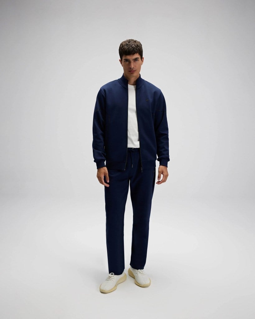 Ellesse EM545 Erkek Lacivert Önden Fermuarlı Sweat