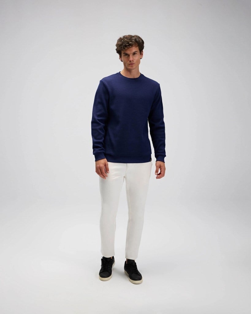Ellesse EM615-NV Erkek Lacivert Pamuklu Kazak