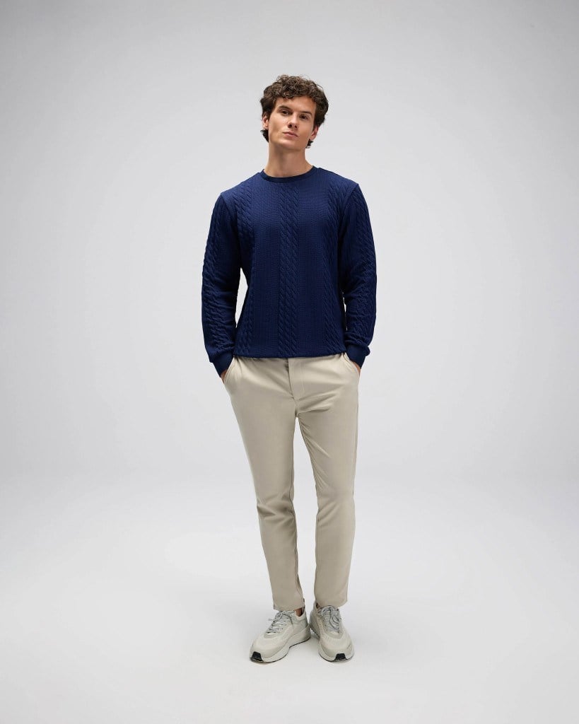Ellesse EM623-NV Erkek Lacivert Kazak