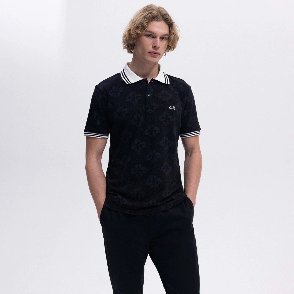 Ellesse Erkek Polo Yaka Siyah Tişört – EM381-BK