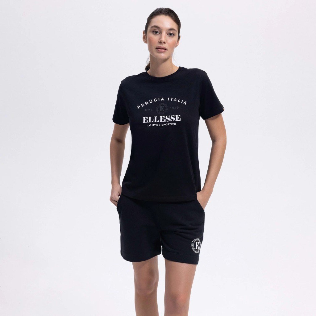 Ellesse Kadın Siyah Pamuklu Şort – EF404-BK