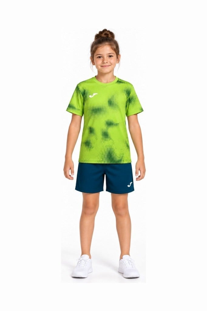 Joma 500935.427 Çocuk Tişört Şort Takımı Lime