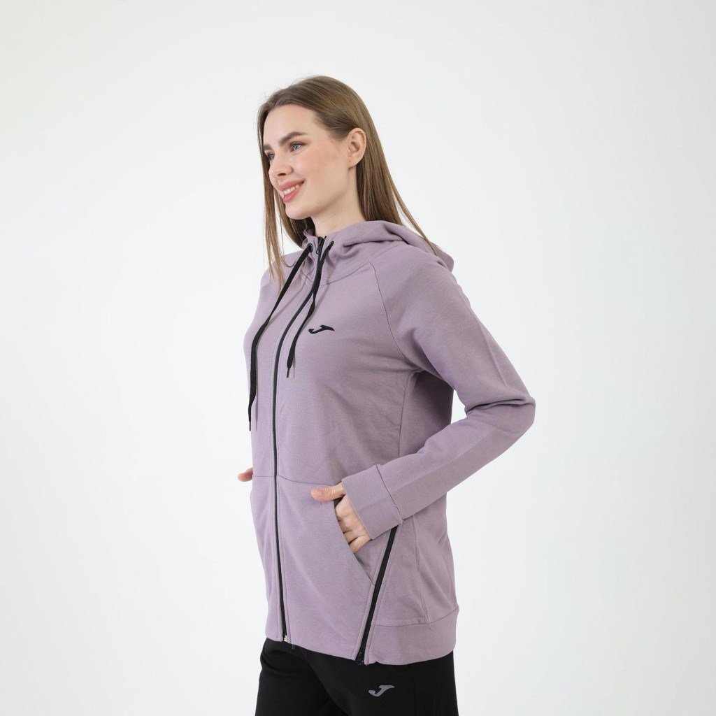 Joma 6231305-Lila Kadın Önden Fermuarlı Sweat