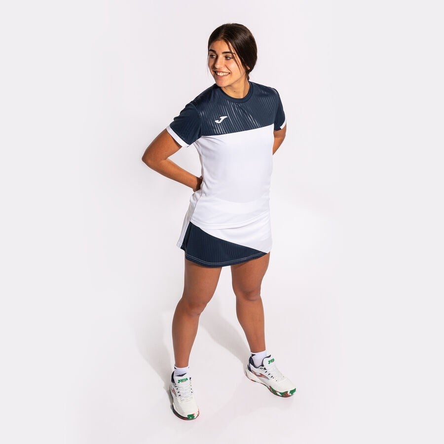 Joma 901859.203 Kadın Beyaz Lacivert Kadın Tenis Etek