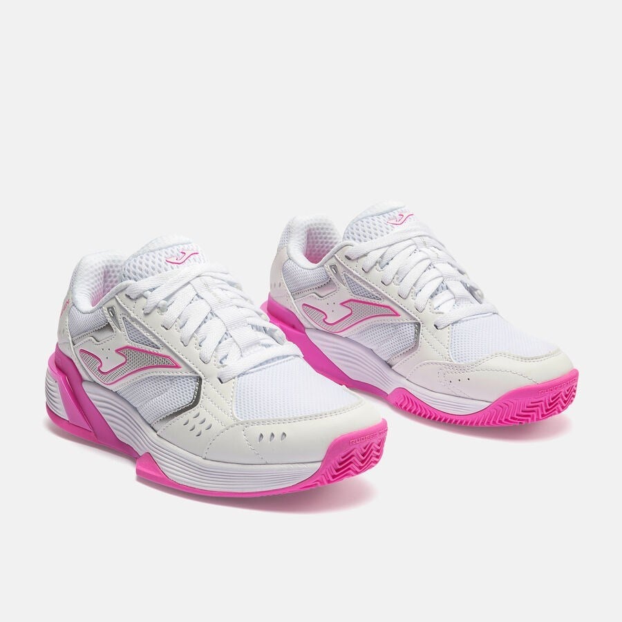 Joma BSCRLS2602 Screen Lady Kadın Salon Spor Ayakkabısı - Beyaz/Pembe