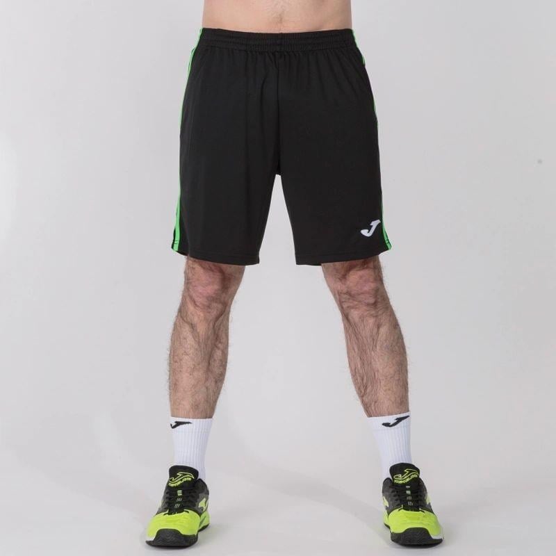 Joma Open III Bermuda Erkek Siyah Tenis Şort 102252.117