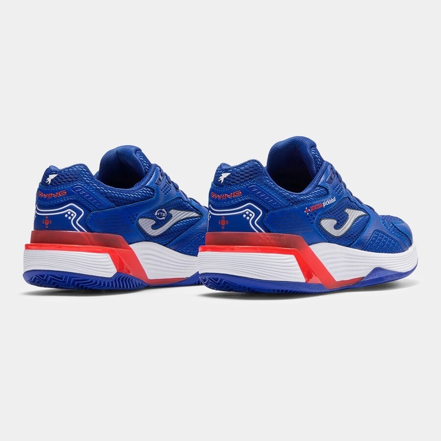 Joma PSWIS2604 Swing Toprak Kort Unisex Tenis ve Pickleball Ayakkabısı - Mavi/Beyaz