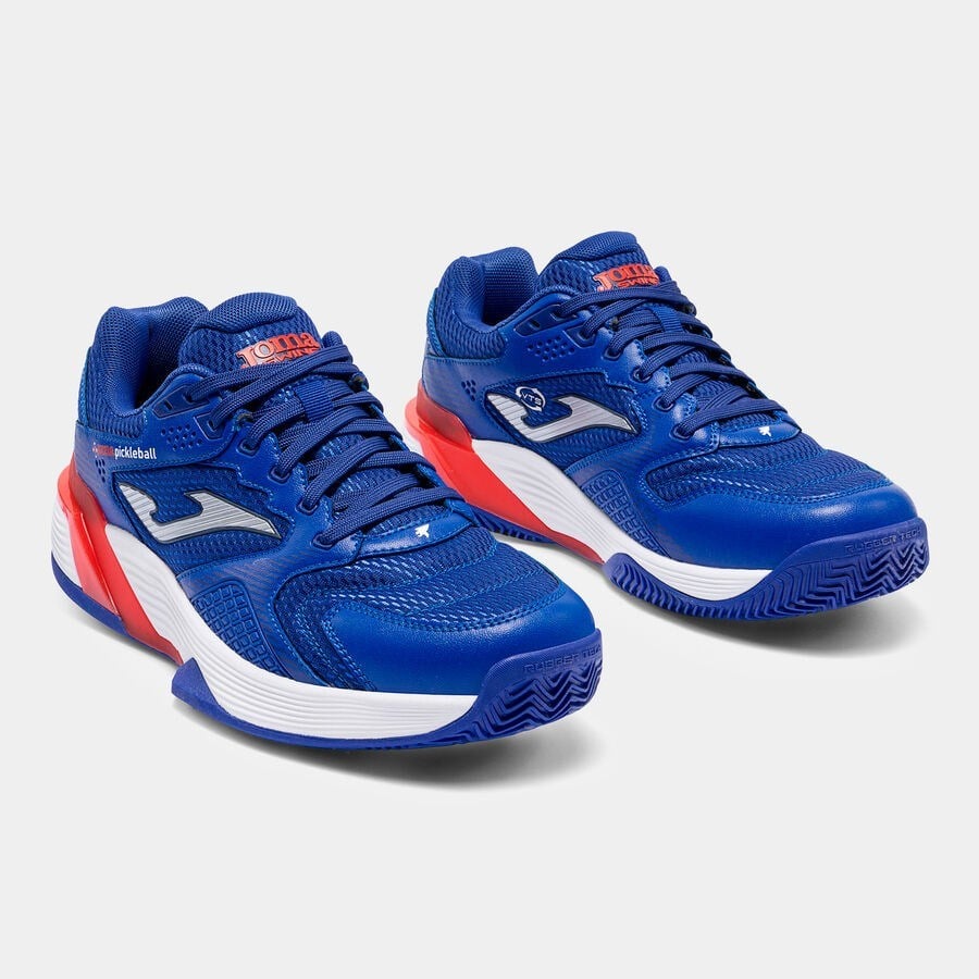 Joma PSWIS2604 Swing Toprak Kort Unisex Tenis ve Pickleball Ayakkabısı - Mavi/Beyaz