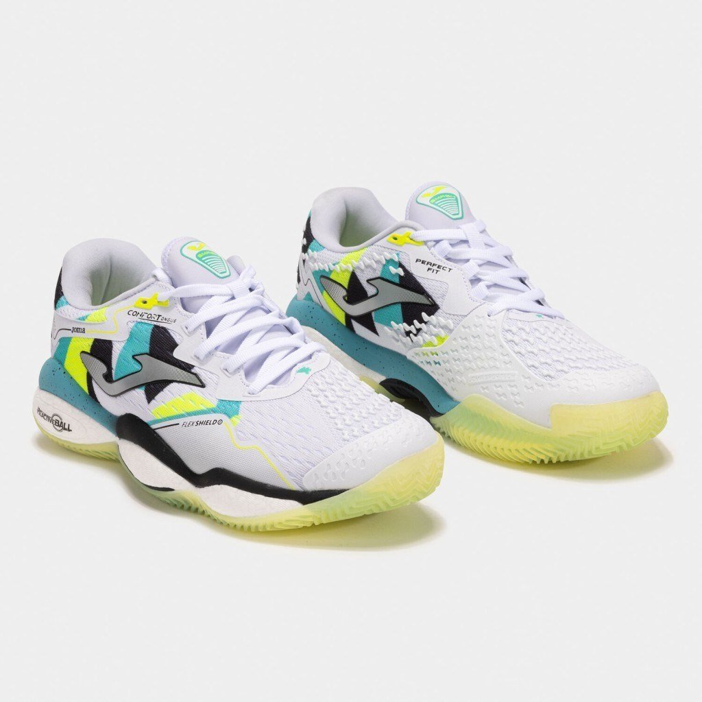 Joma Smash Erkek Beyaz Toprak Kort Tenis & Padel Ayakkabısı TSMAS2532C
