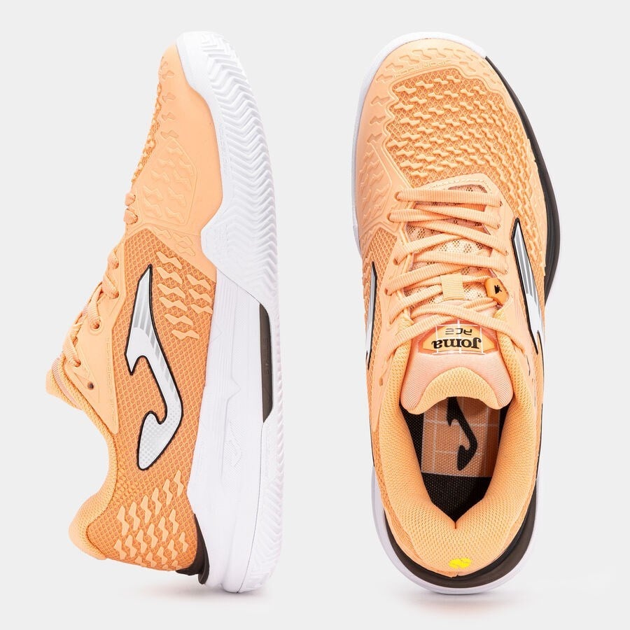 Joma TACES2608C Ace Toprak Kort Erkek Tenis Ayakkabısı - Açık Turuncu/Siyah