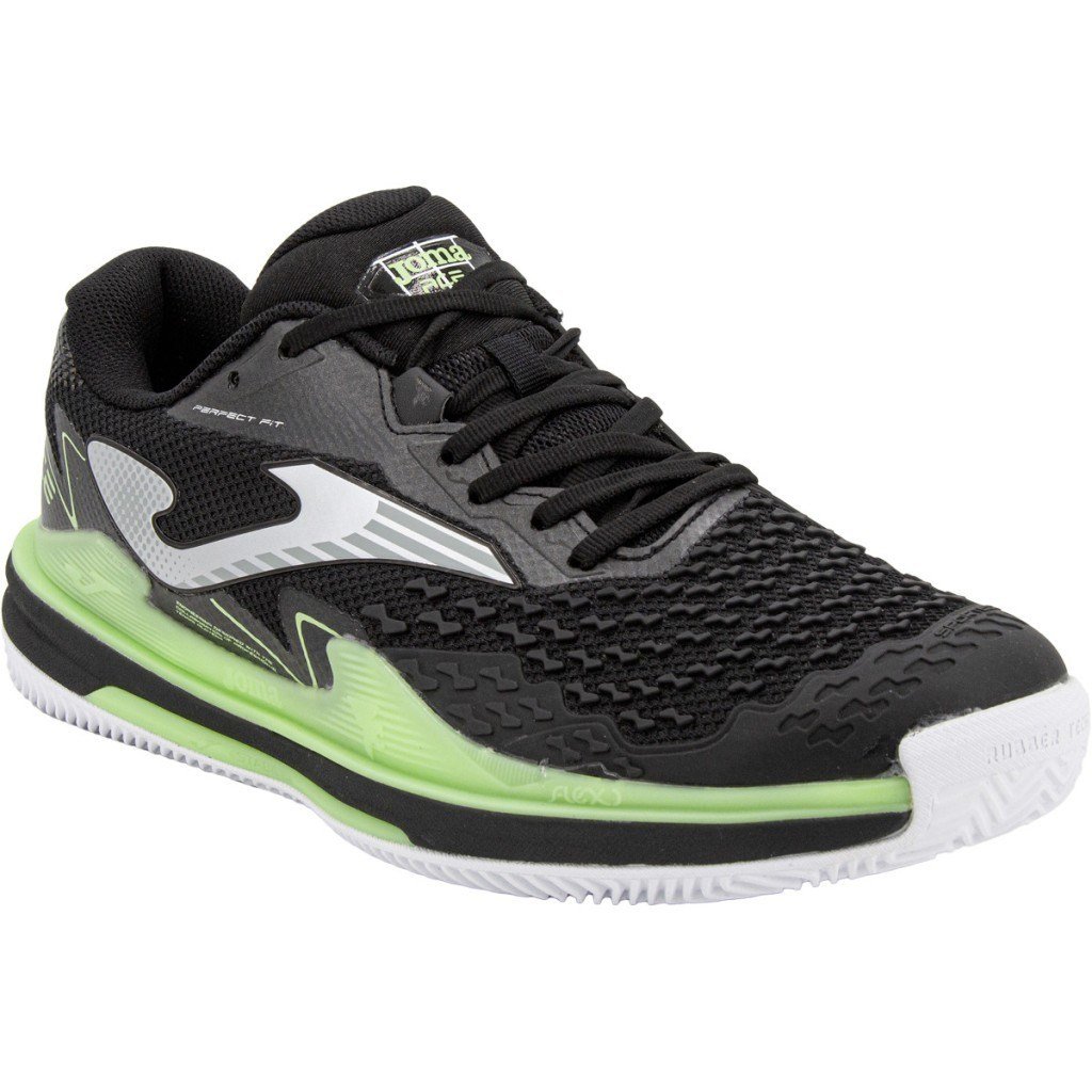 Joma TACEW2501C Ace Toprak Kort Erkek Tenis Ayakkabısı - Siyah