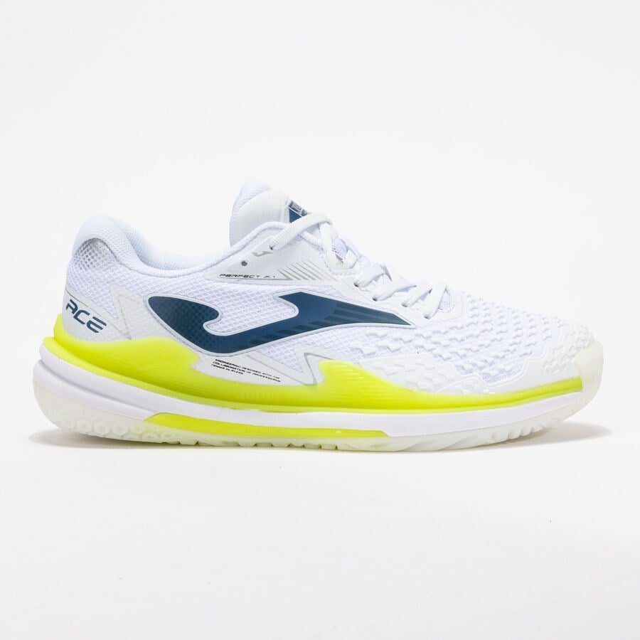 Joma TACEW2502C Ace Toprak Kort Erkek Tenis Ayakkabısı - Beyaz