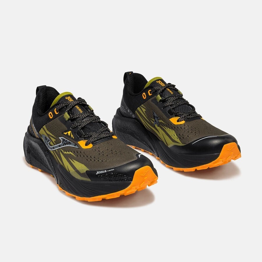 Joma TKRASS2623 Rase Erkek Trail Koşu Ayakkabısı - Haki/Sarı