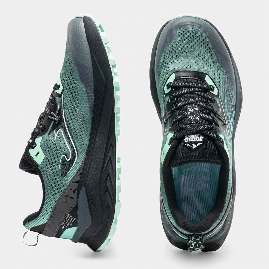 Joma TKTULS2615 Tundra Lady Trail Koşu Ayakkabısı Siyah/Yeşil