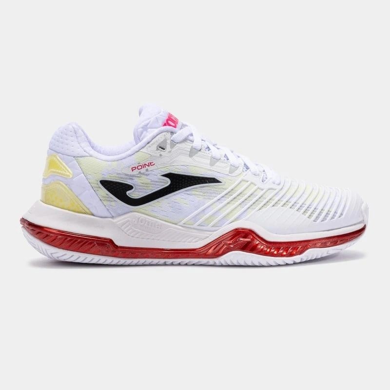 Joma TPOILW2502AC Point Lady Sert & Toprak Kort Kadın Tenis Ayakkabısı - Beyaz
