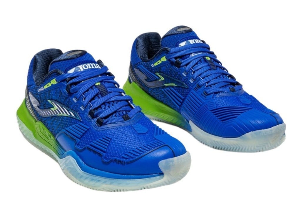 Joma TPOIS2604C Point Toprak Kort Erkek Tenis Ayakkabısı - Mavi/Lime