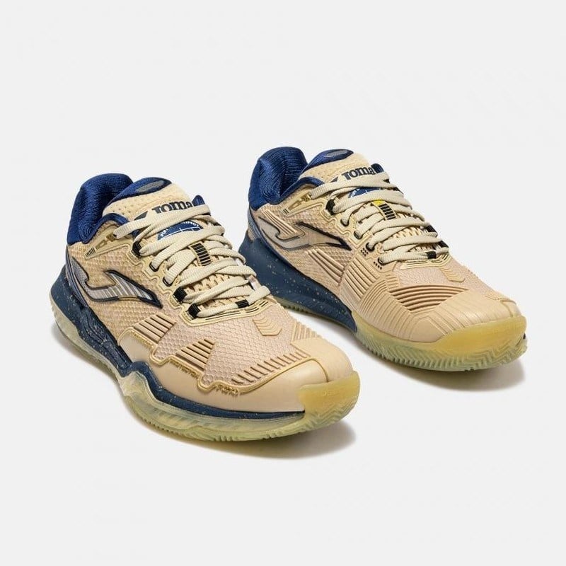 Joma TPOIS2625C Point Toprak Kort Erkek Tenis Ayakkabısı - Bej/Lacivert