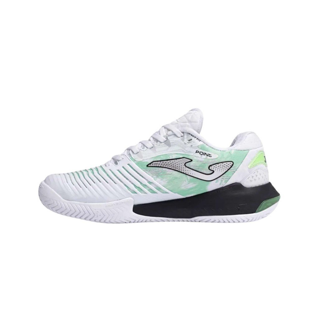 Joma TPOIW2502AC Point Sert & Toprak Kort Erkek Tenis Ayakkabısı - Beyaz