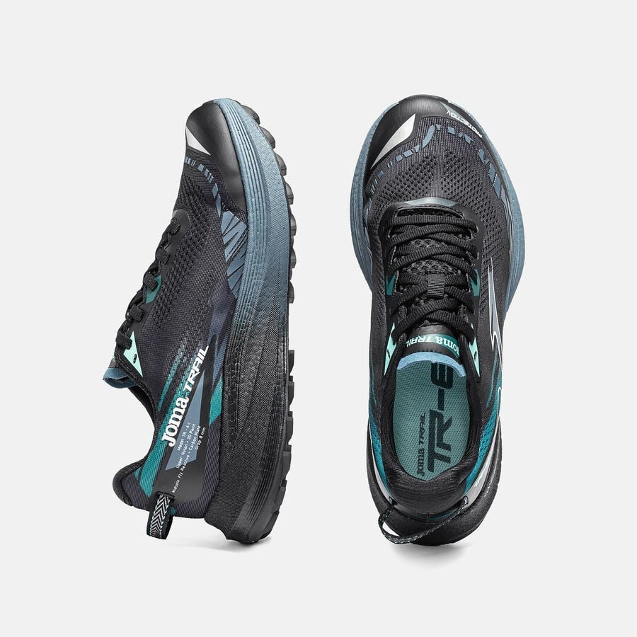 Joma TR-6 Erkek Patika Koşu Ayakkabısı Siyah Turkuaz TKTR6S2601