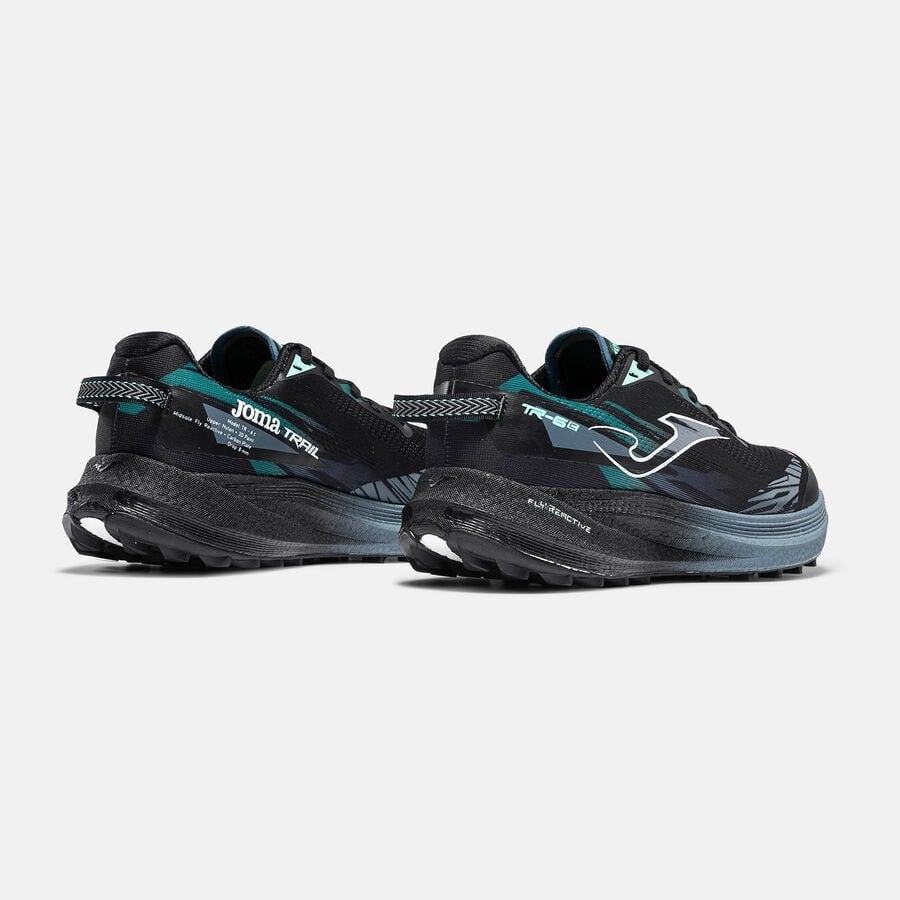 Joma TR-6 Erkek Patika Koşu Ayakkabısı Siyah Turkuaz TKTR6S2601