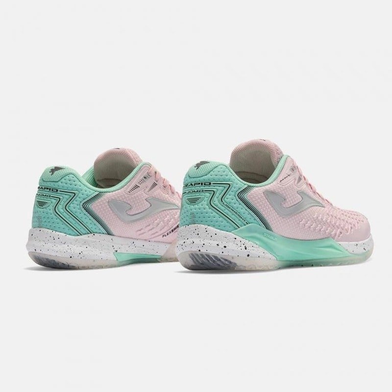 Joma TRALS2613C Rapid Lady Toprak Kort Kadın Tenis Ayakkabısı - Pembe/Yeşil