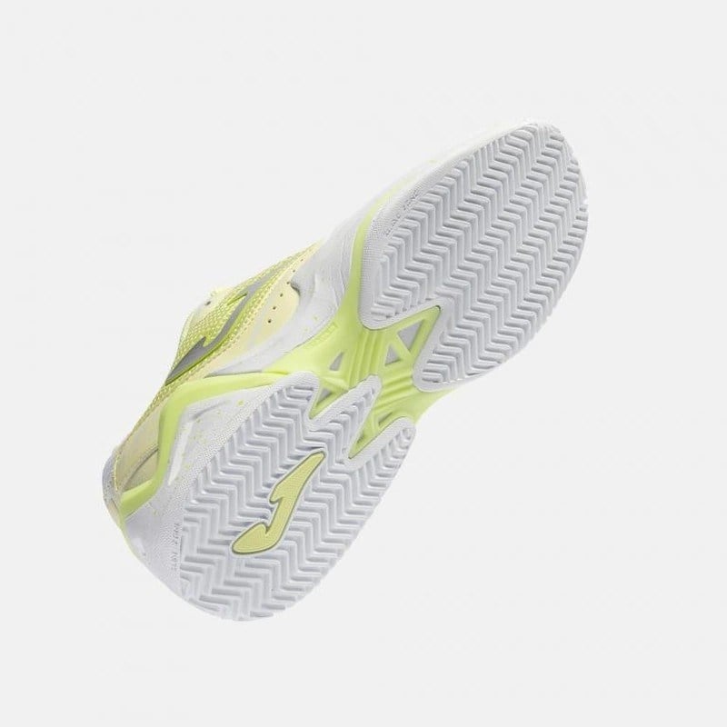 Joma TSELS2611C Set Lady Toprak Kort Kadın Tenis Ayakkabısı - Beyaz/Lime