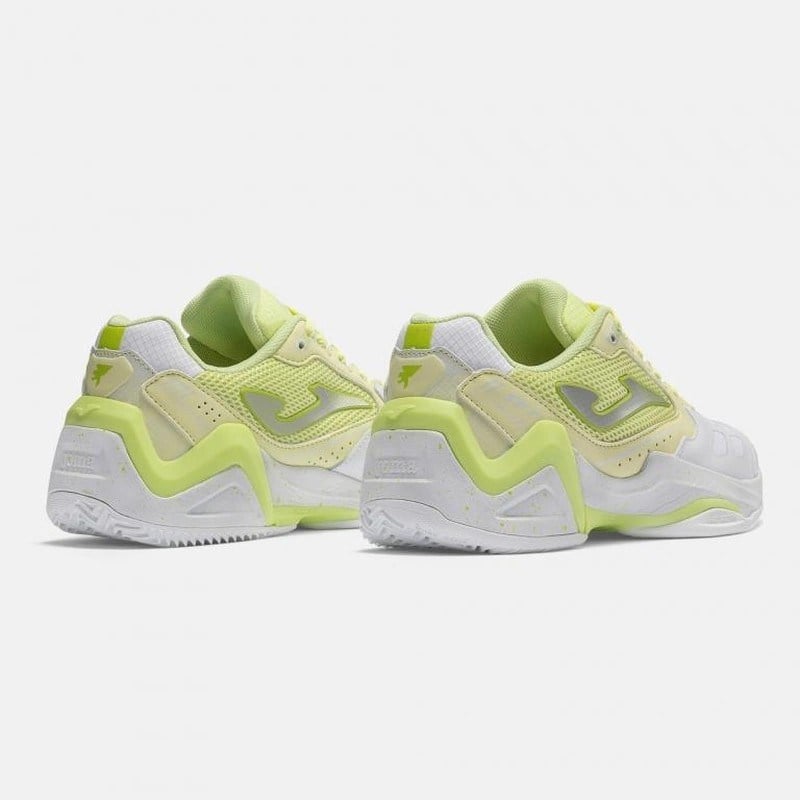 Joma TSELS2611C Set Lady Toprak Kort Kadın Tenis Ayakkabısı - Beyaz/Lime