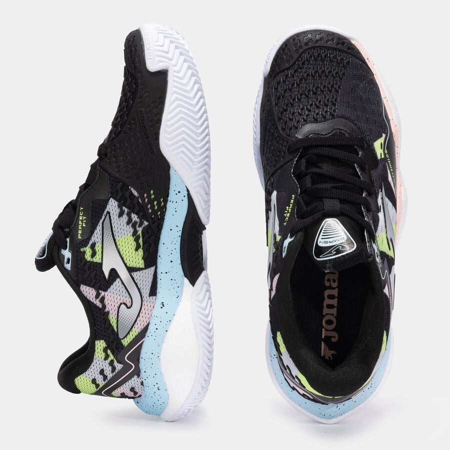 Joma TSMALW2501C Smash Kadın Padel Ayakkabısı - Siyah