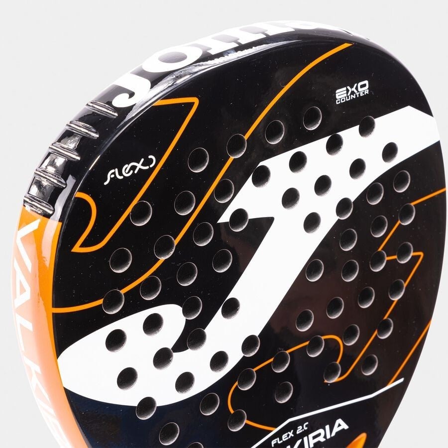 Joma Valkiria Flex Padel Raketi Siyah - Turuncu
